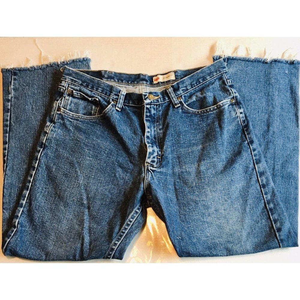 Wrangler Premium Quality‎ Men’s Jeans 34x30 Regular Fit Raw Hem